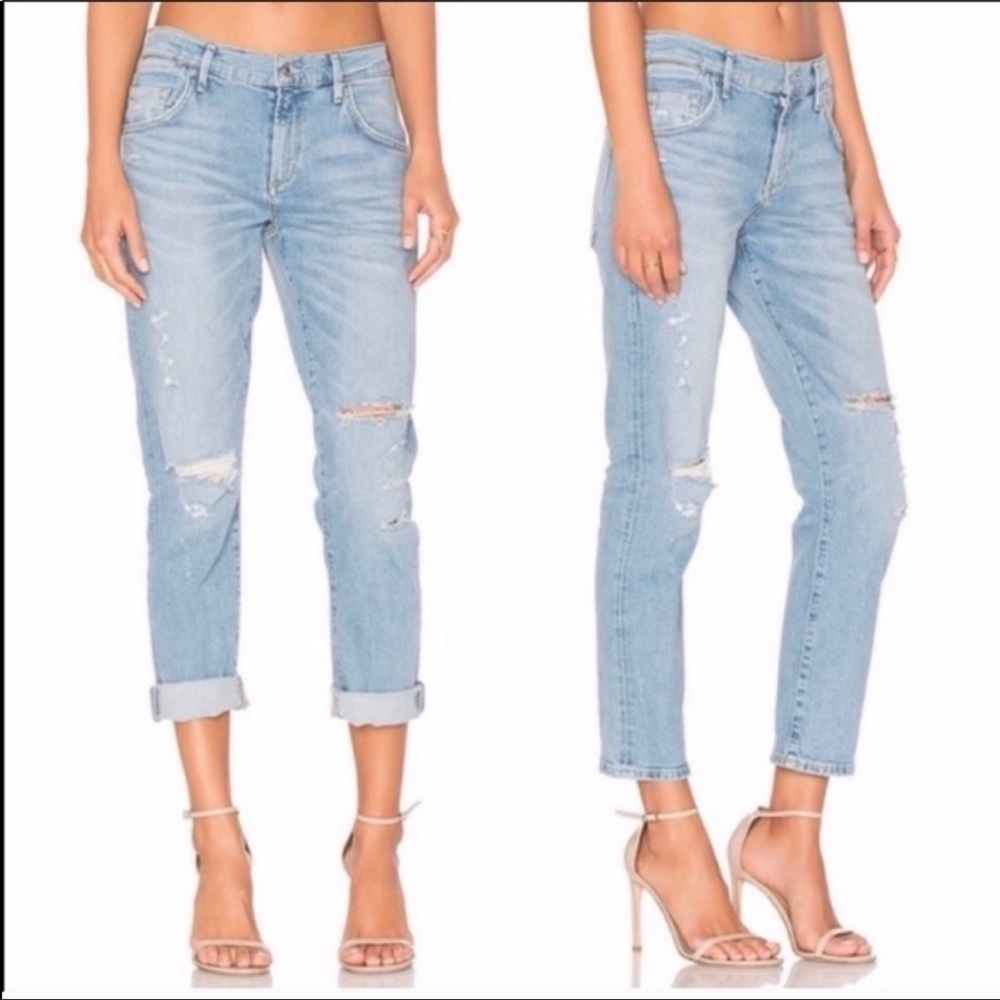 AGOLDE Isabel Ankle slim boyfriend dreamer jeans